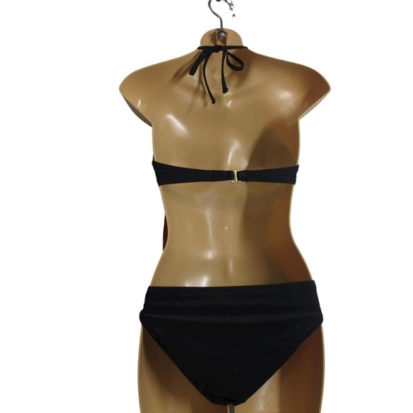 Xhilaration Swimsuit Monokini Black Fringed Size S NWT - Picture 4 of 6